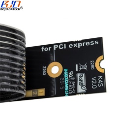 PCIe X8 PCI-E 5.0 8X Slot to NGFF M.2 NVME M-Key Riser Extension Cable 10CM 15CM 20CM 25CM 30CM 35CM 40CM 50CM