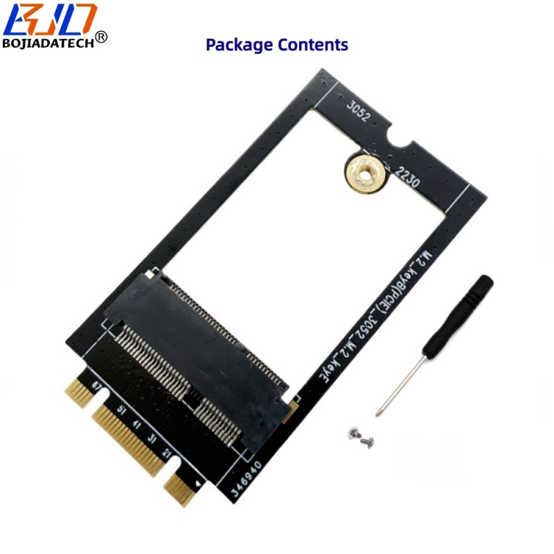 Laptop Desktop NGFF M.2 Key B+M Interface to Key E/A+E Wireless Adapter Supports Wifi6 Wifi7 AX210 BE200 BT5.4 Wifi Card
