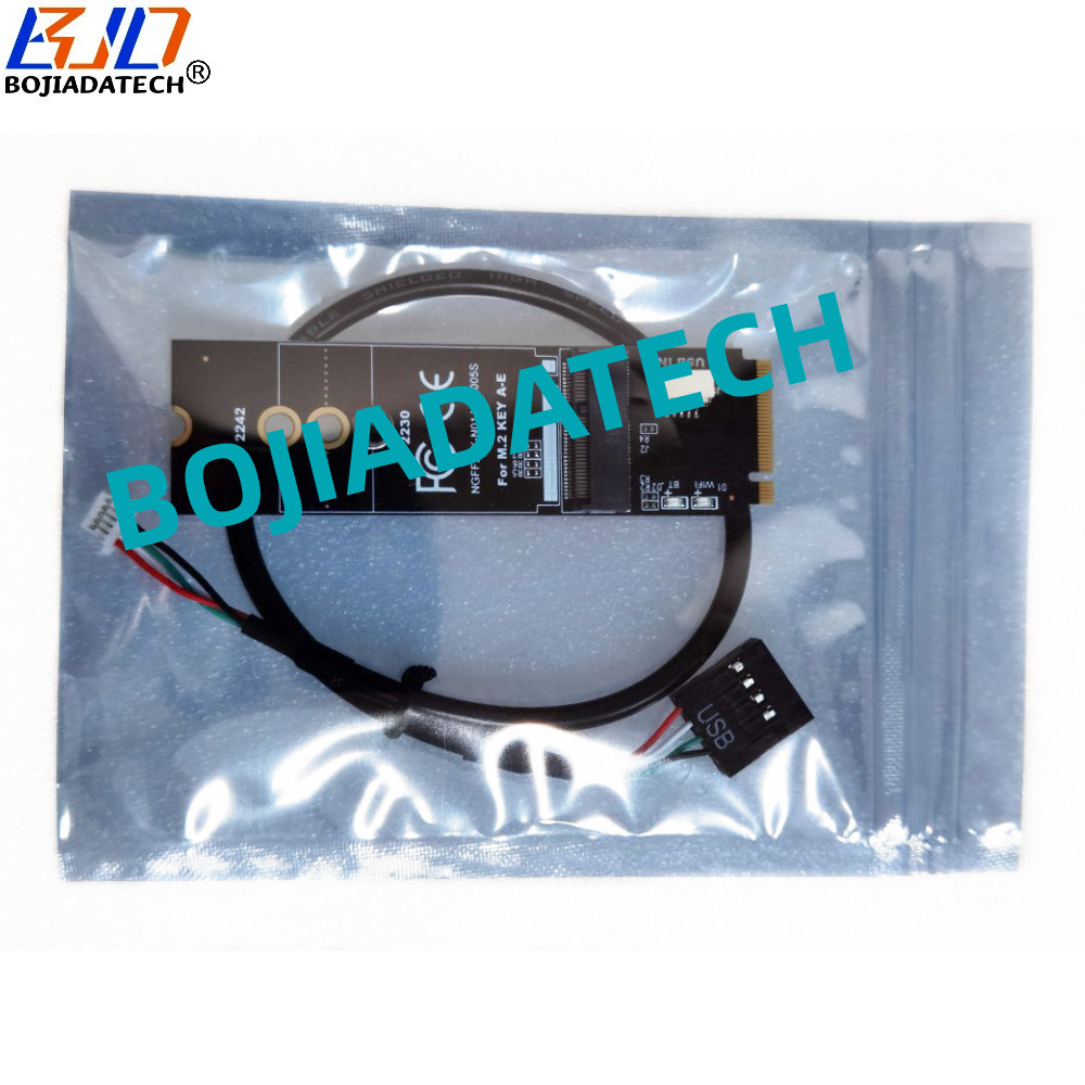 NGFF M.2 M-Key Interface to Key E/A+E Wireless Adapter Card for WiFi BT Module