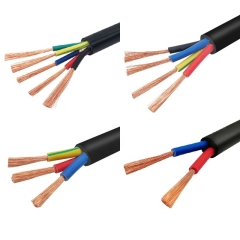 RVV H05VV-F PVC Insulated Bare Copper Flexible 300/500V 3×0.75mm² CE Rohs standard power cable
