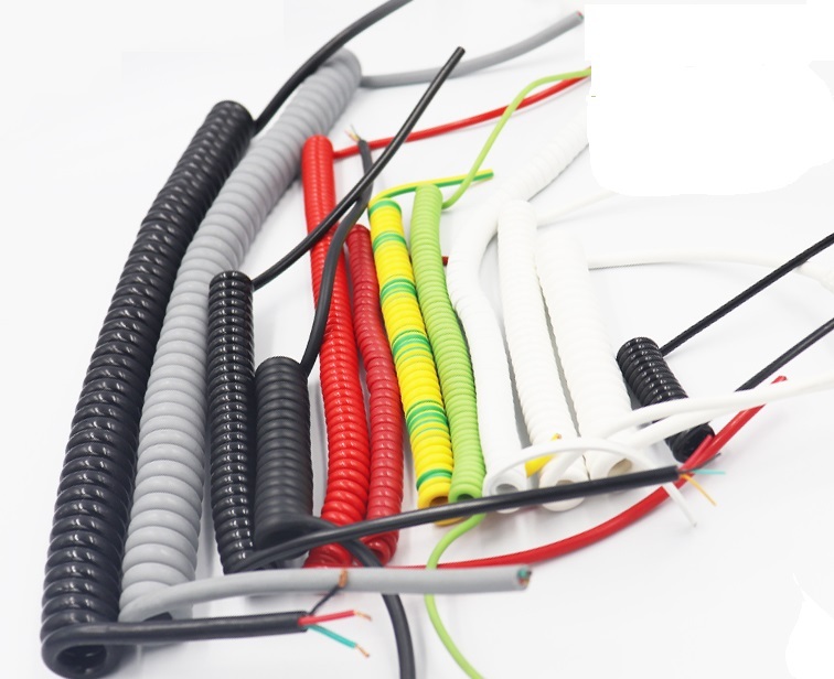Custom coiled cables, or spiral cable solutions - Habia