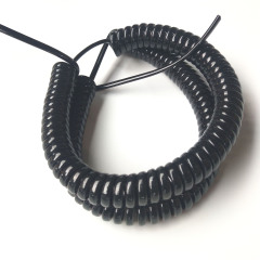 Slingshot PU PUR TPU Soft Spiral Coiled Spring Helix Cable