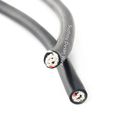 28 AWG、0.050インチ（1.27mm）ピッチ撚り線ラウンドジャケット/シールドフラットケーブル