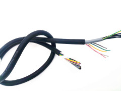Custom OEM High end Flexible Multi core Industrial Control Servo Cable 5Cx0.75mm2+6x0.34mm2