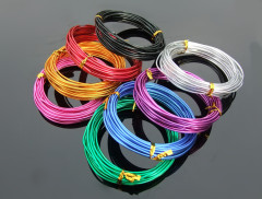 Colored Alumina Wire Cable, colored aluminum wire, colorful oxidized metal wire connecting wire handmade DIY model material