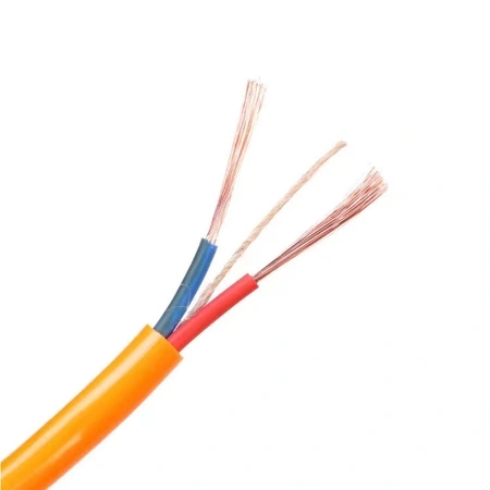 Custom OEM PVC 2X2.5MM yellow cable power cable site extension cable to socket wire