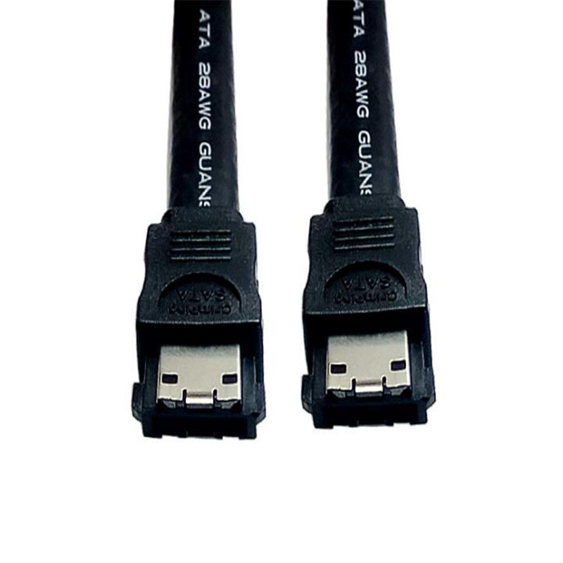 E-SATA eSATA Male to Male Extension Data Transfer Cable Cord for Portable Hard Drive 1m/1.2m