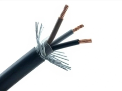Copper Aluminum Conductor XLPE PVC Insulation 35mm 3 Core Steel Wire Armoured Swa Electrical Cable