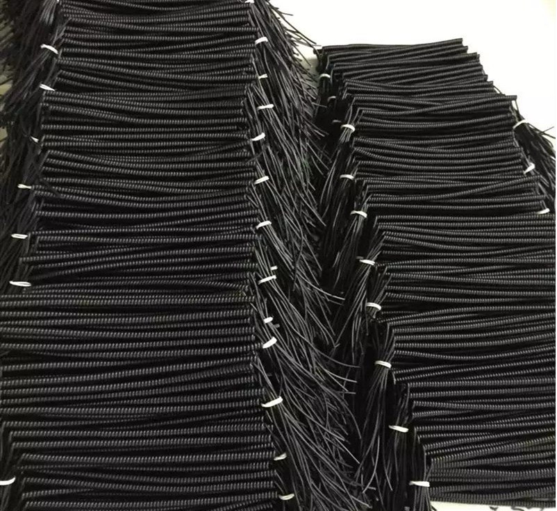 Customized black PVC tensile and easy to rebound ,three core flat sheathed spring shaped extension power cord cable from the source factory