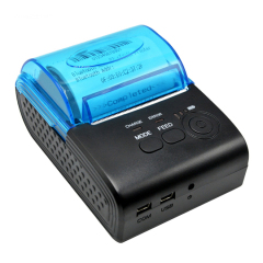 Big Roll Diameter 58mm Mini Bluetooth Portable Printer