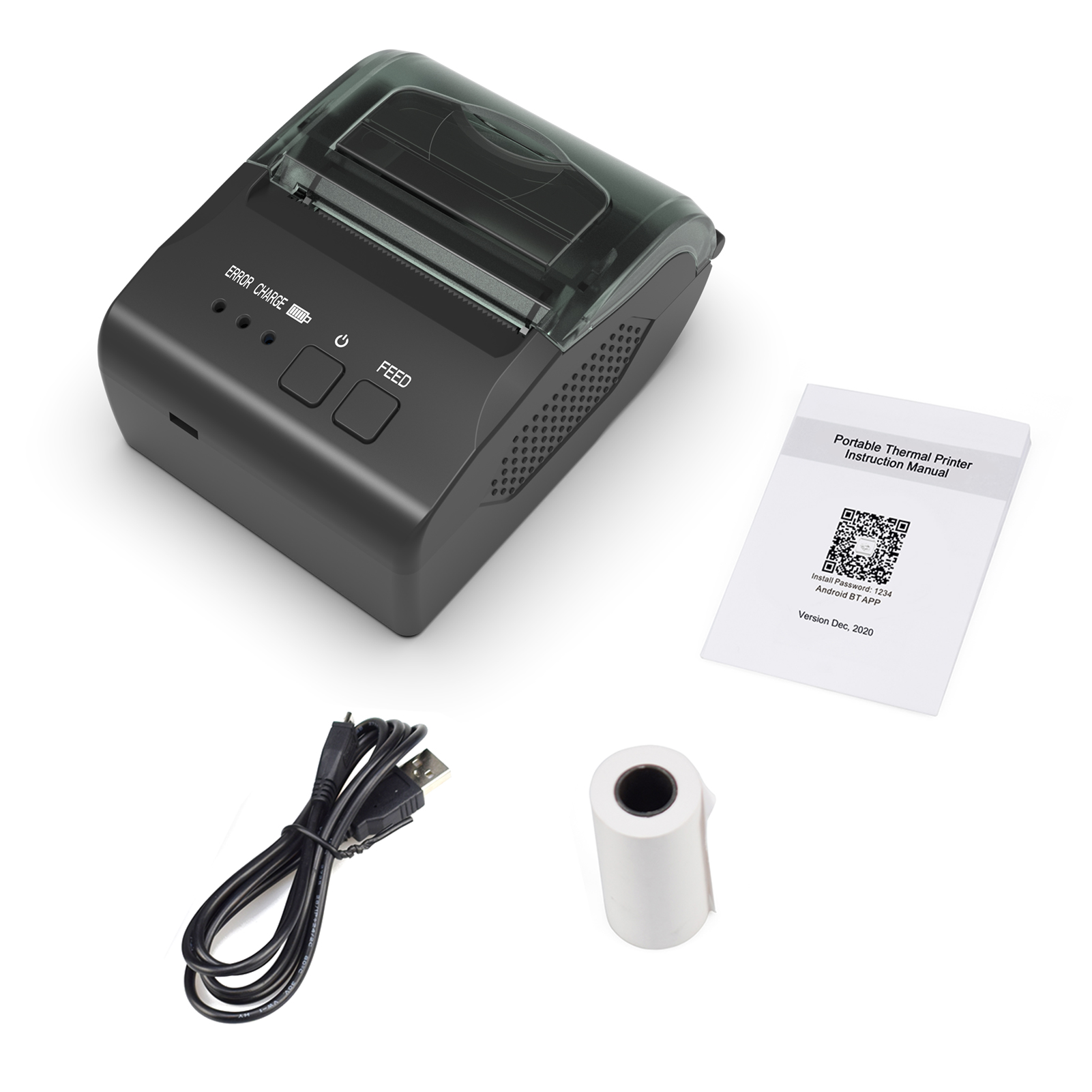 58mm Mini Bluetooth Portable Printer