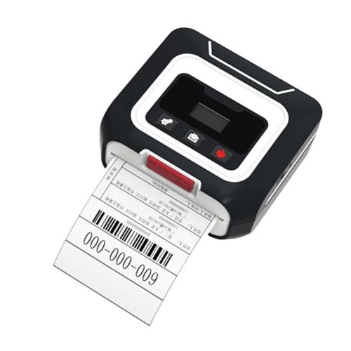 Portable thermal barcode label printer