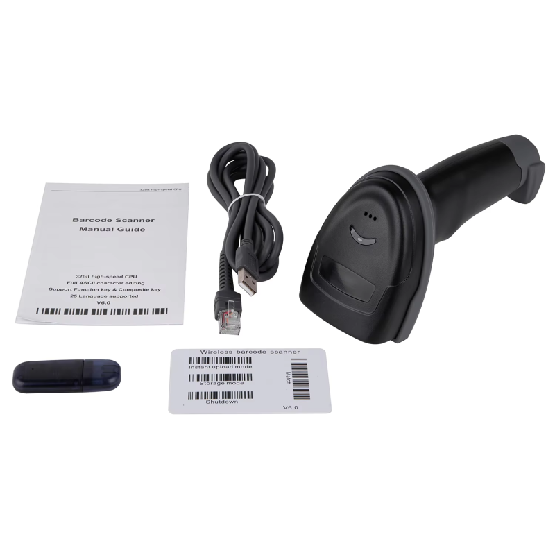 High Sense 2D Wired Handheld Barcode Scanner with 1.5m USB Cable