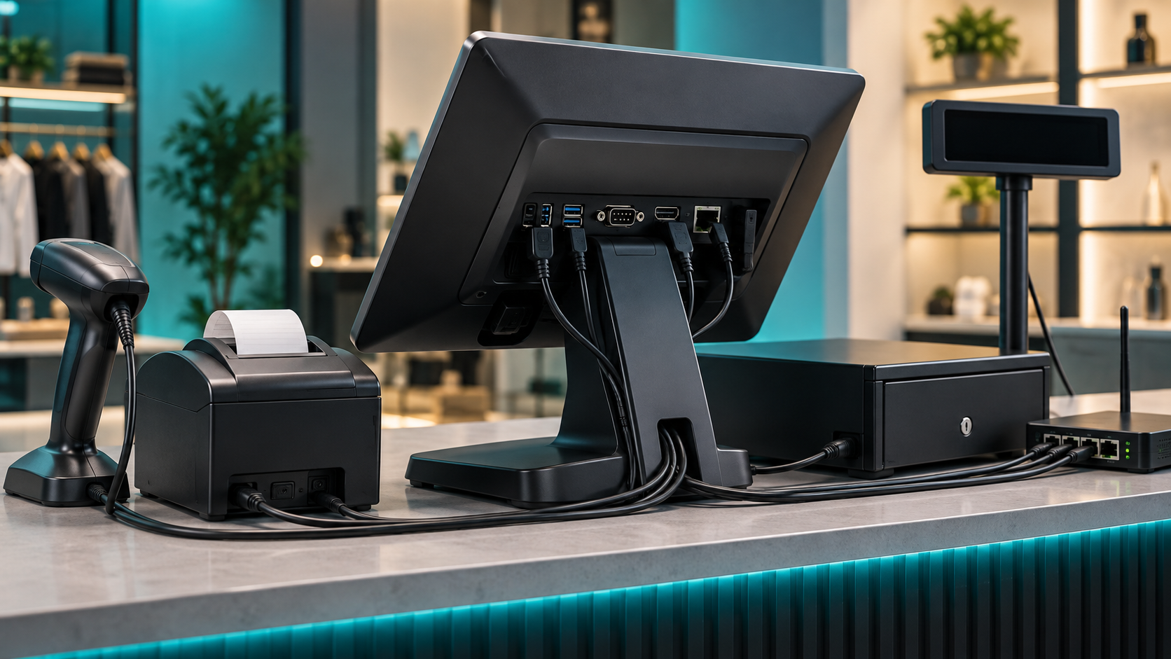 POS Terminal Ports Explained: USB, COM, LAN, HDMI and Cash Drawer