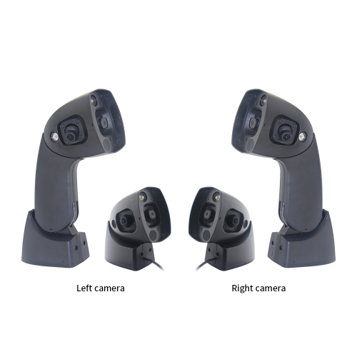 Dual side view camera with monitor system
