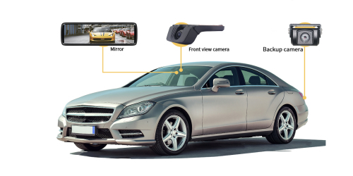 1080P Dual Recording Car Smart Mirror 8.88 Inch Full Screen Display for Cars