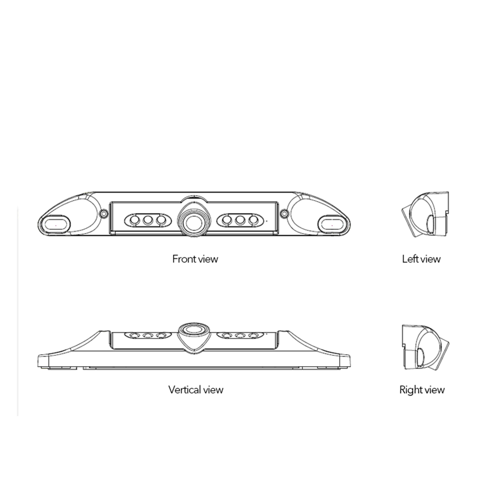 Waterproof Wide-angle License Plate Camera AC-970