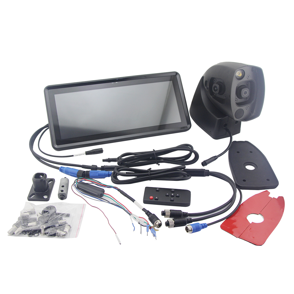 12.3 inch Replace rear view mirror system with short arm camera