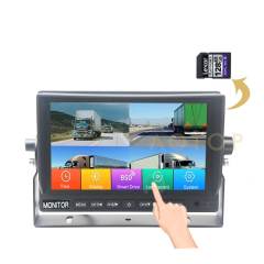 7 Inch AHD Quad DVR Monitor with BSD Function