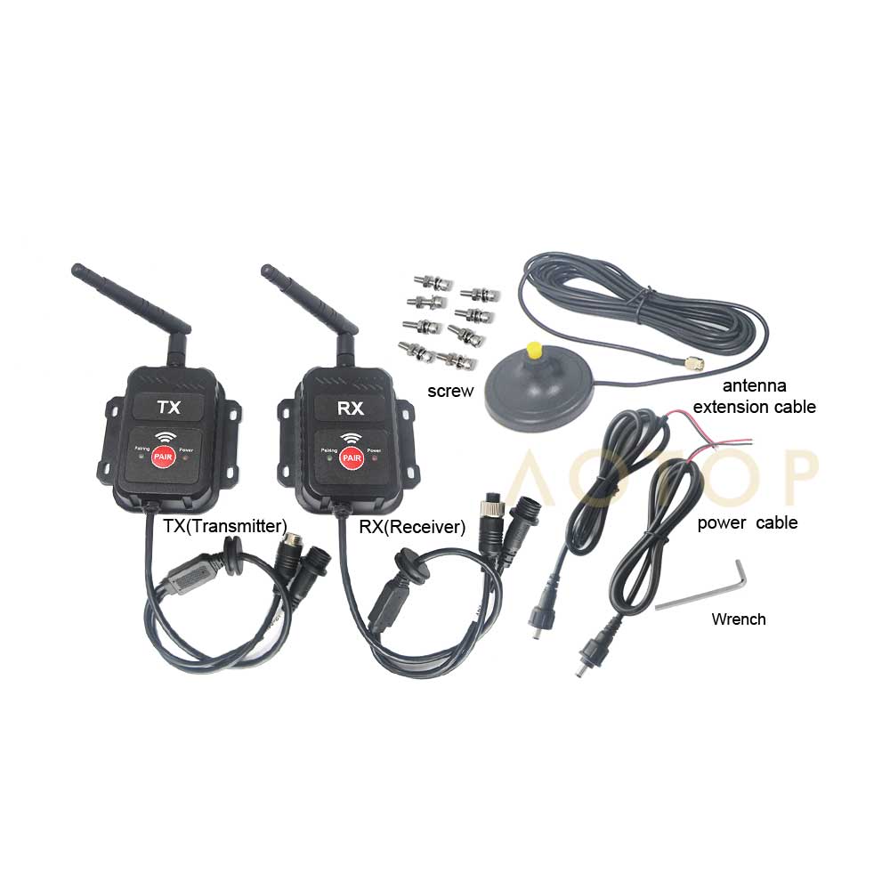 2.4G HD Wireless Waterproof Transmitter and Receiver Kit