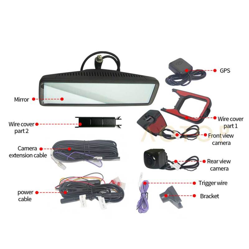 Smart Rear View Mirror Support BSD/ADAS