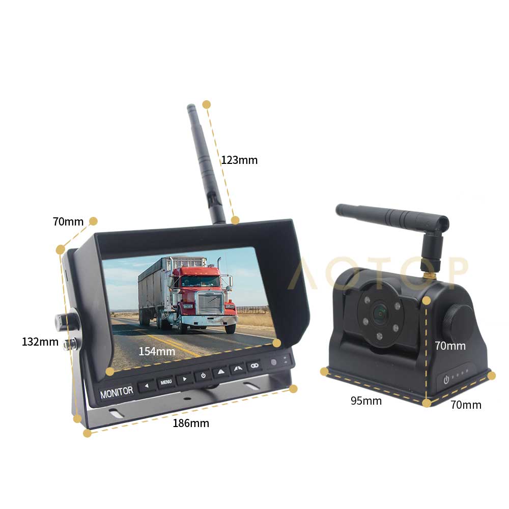 720P Digital Wireless System with Rechargeable Magnetic Wireless Camera