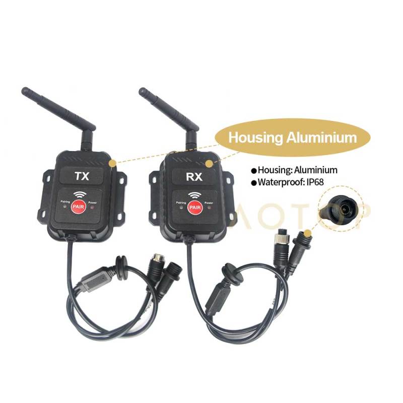 2.4G HD Wireless Waterproof Transmitter and Receiver Kit