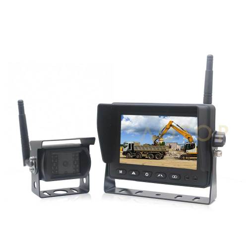 5'' 2.4G Digital Wireless System Quad Monitor + 720P Wireless Camera