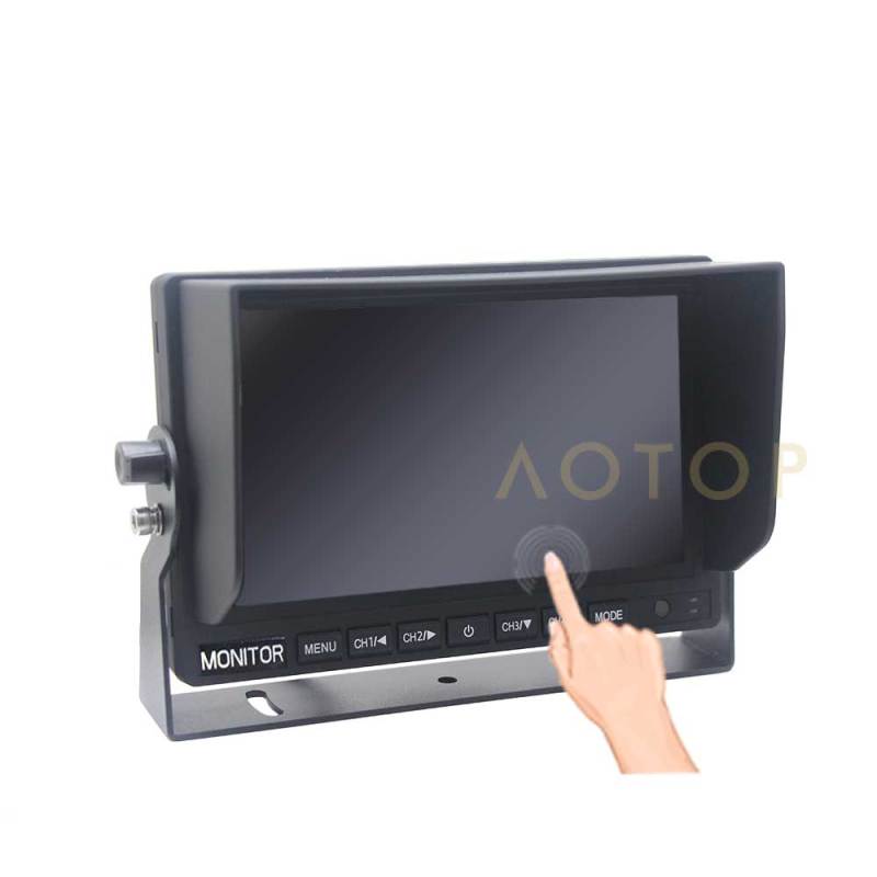 7 Inch AHD Quad DVR Monitor with BSD Function