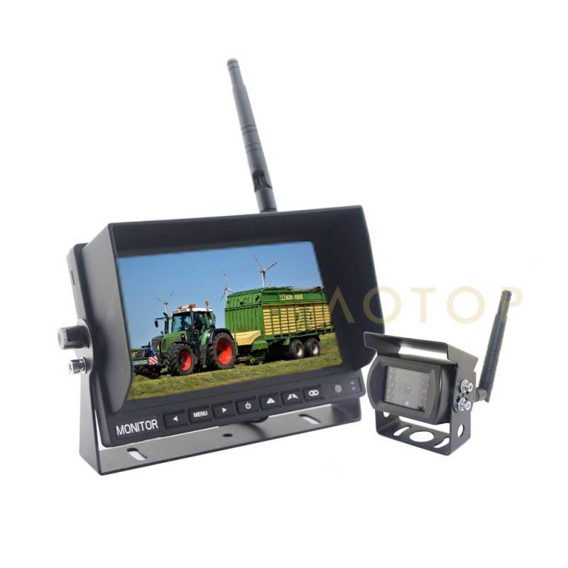 7'' 2.4G Digital Wireless DVR System Quad Monitor + 1080P Wireless Camera