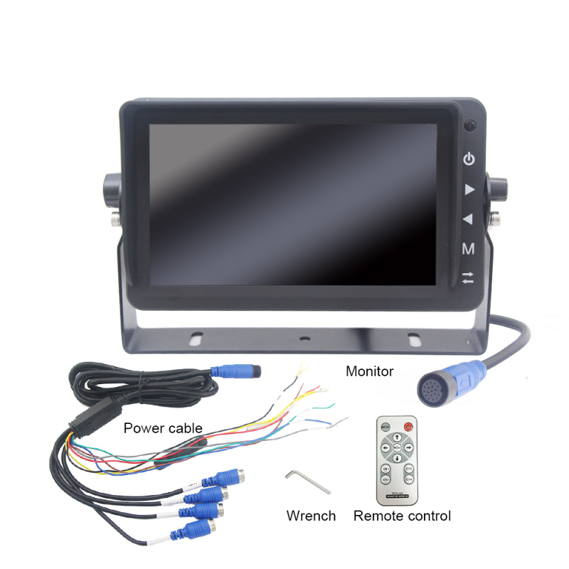 1080P 7”AHD Quad Touch Button Monitor