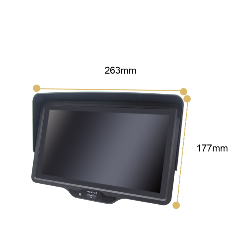 10.1" CarPlay 4CH Recording DVR Monitor