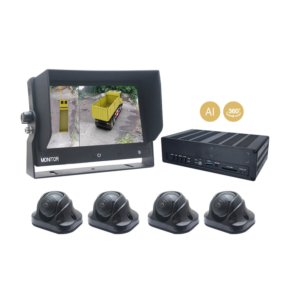 360° surround view monitoring system/AI detection safety warning