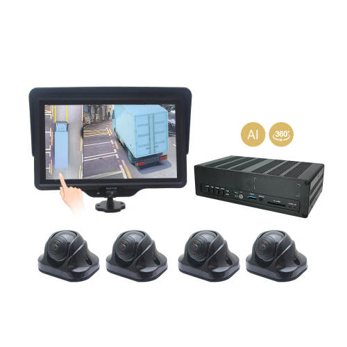 360° surround view monitoring system/AI detection safety warning