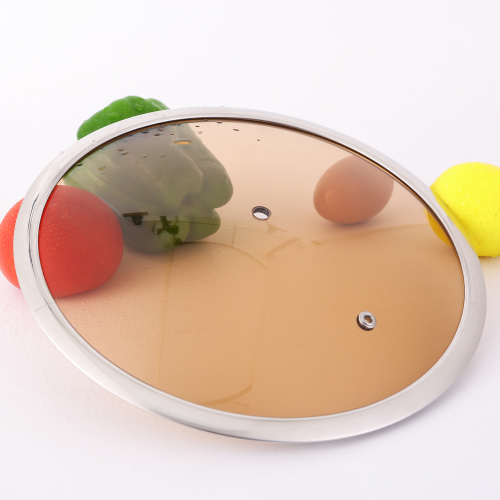 Colorful glass lid