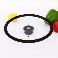 Silicone glass lid
