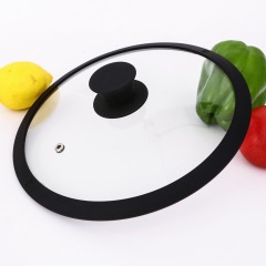 Silicone glass lid
