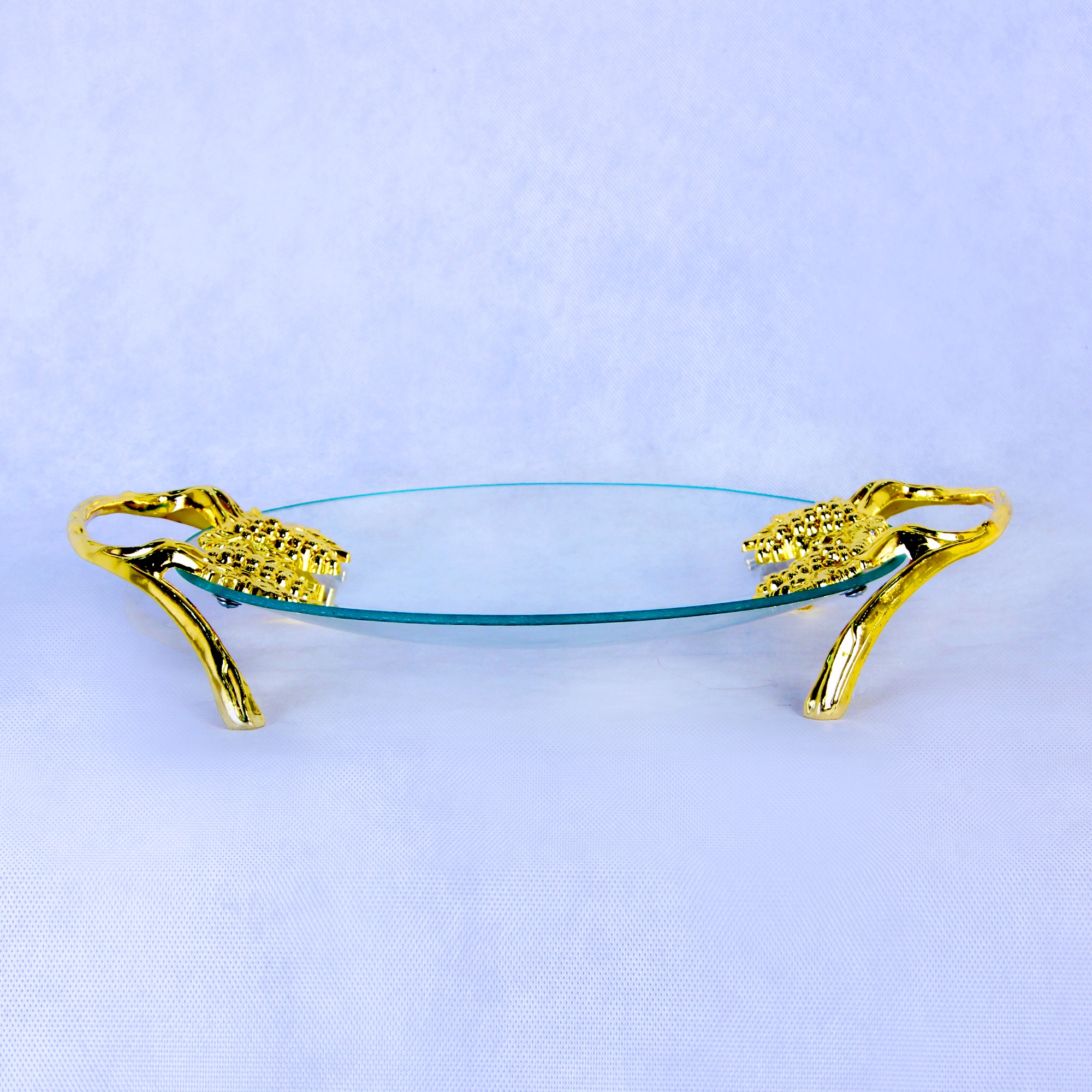 ZFGlass Glass dish 2 Tempered Glass Fruit And Candy Server