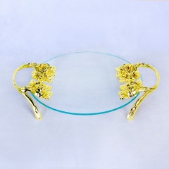 ZFGlass Glass dish 1 Tempered Glass Candy And Fruit Server