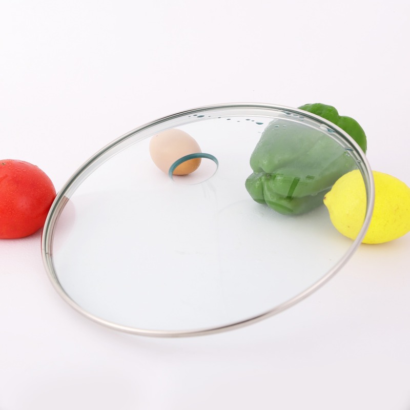 ZFGlass G Type Glass Lid With Big Hole Tempered Glass G Type Glass Lid With Big Hole
