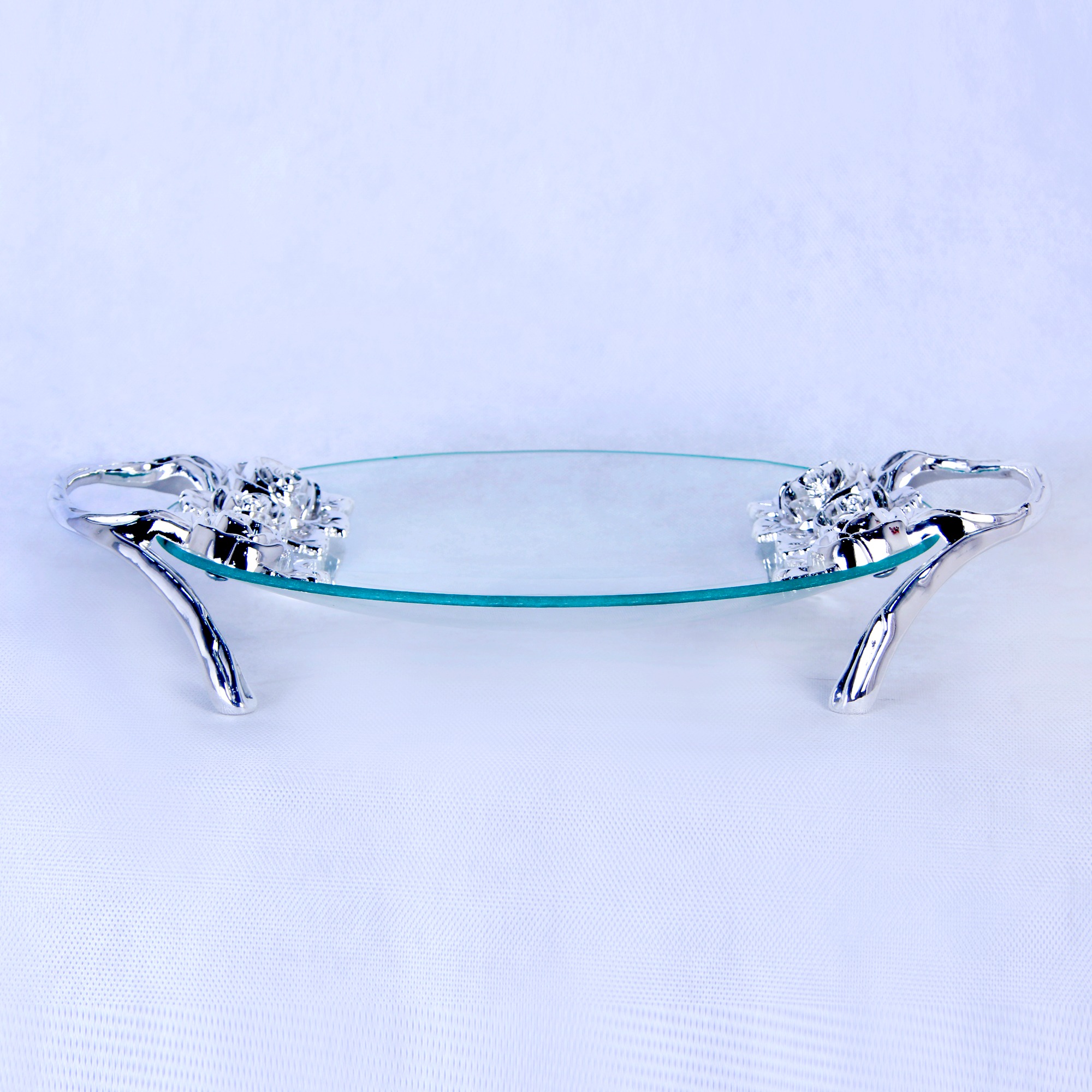 ZFGlass Glass Dish 4 Elegant Clear Glass Dish 4 For Fruit And Candy