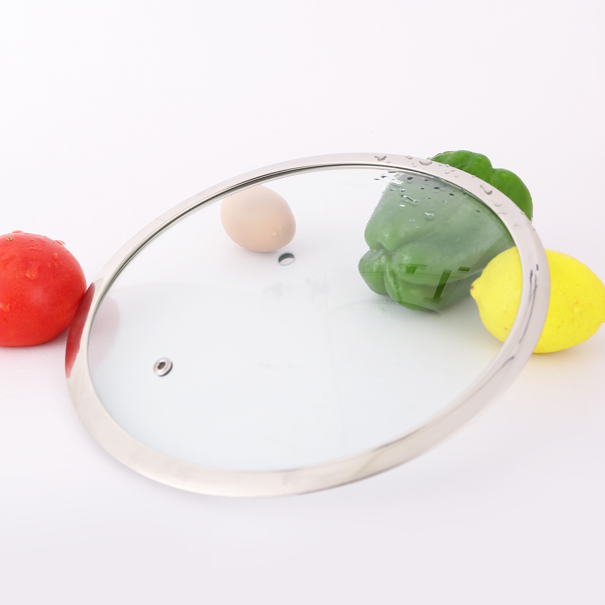 T Type Glass Lid-Transparent Tempered Glass Lid for Cookware