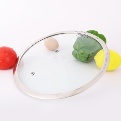 T Type Glass Lid-Transparent Tempered Glass Lid for Cookware