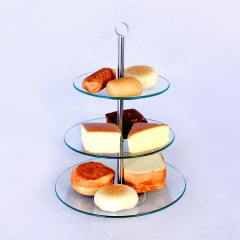 Elegant Crystal Cake Stand - Perfect for Dessert Displays
