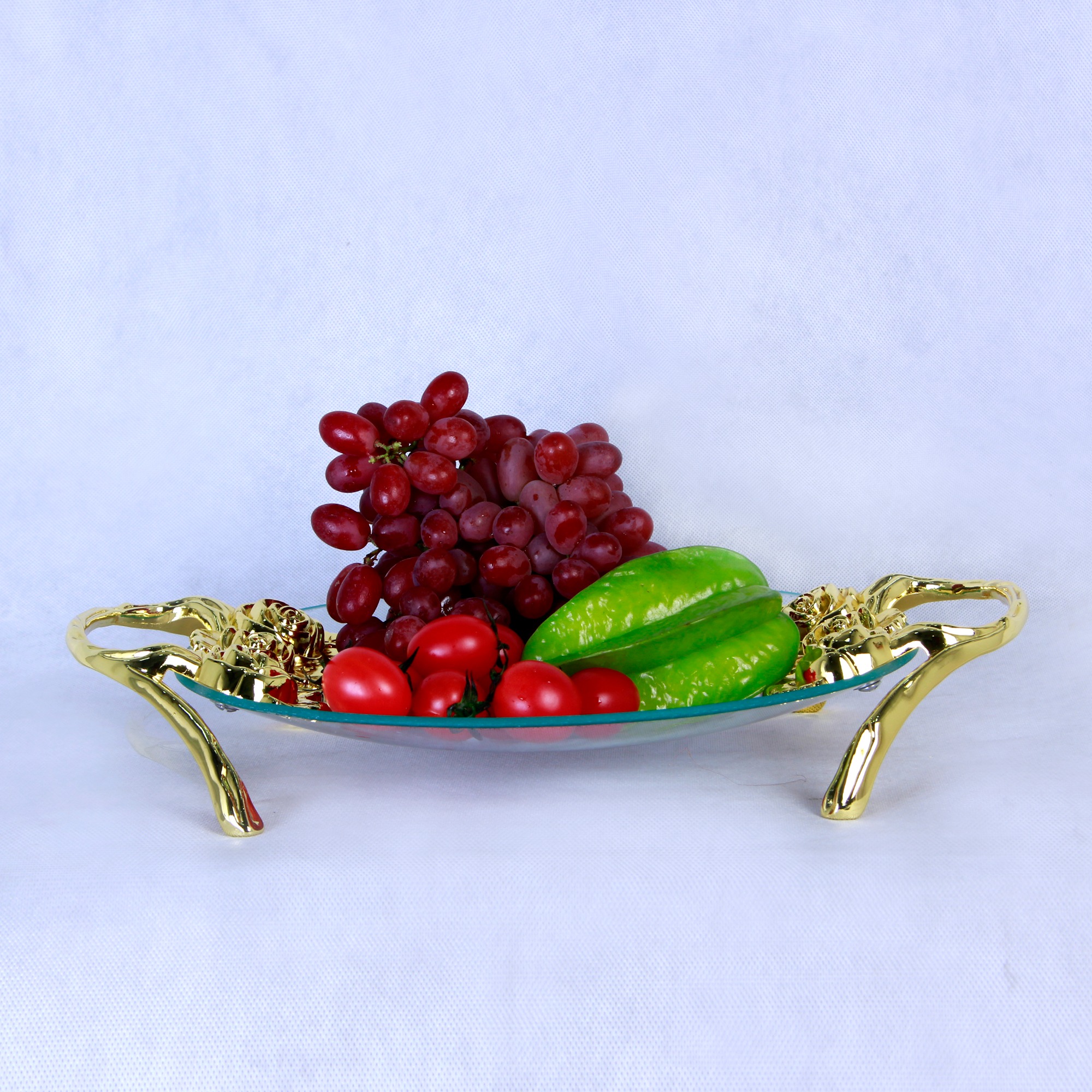 ZFGlass Glass dish 1 Tempered Glass Candy And Fruit Server