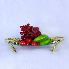 ZFGlass Glass dish 1 Tempered Glass Candy And Fruit Server