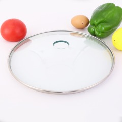 ZFGlass G Type Glass Lid With Big Hole Tempered Glass G Type Glass Lid With Big Hole