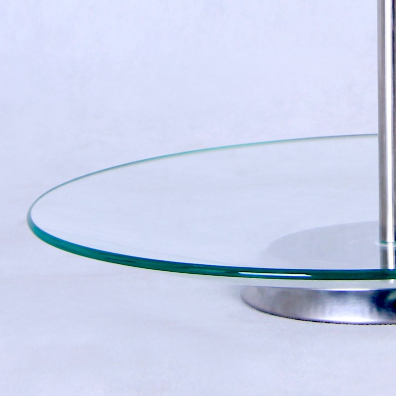 ZFGlass Cake stand 1 Two Tier Tempered Glass Dessert Display