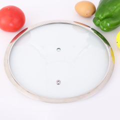 T Type Glass Lid-Transparent Tempered Glass Lid for Cookware