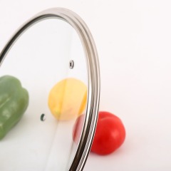 T Type Glass Lid-Transparent Tempered Glass Lid for Cookware